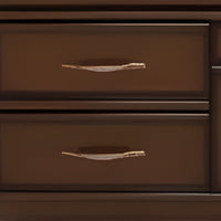 close view  of  Shripadam Teak Wood Mandap (Brown) 