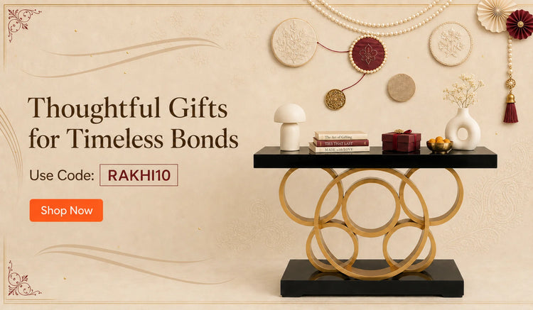 console table rakhi sale banner