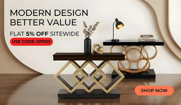 console table sale banner