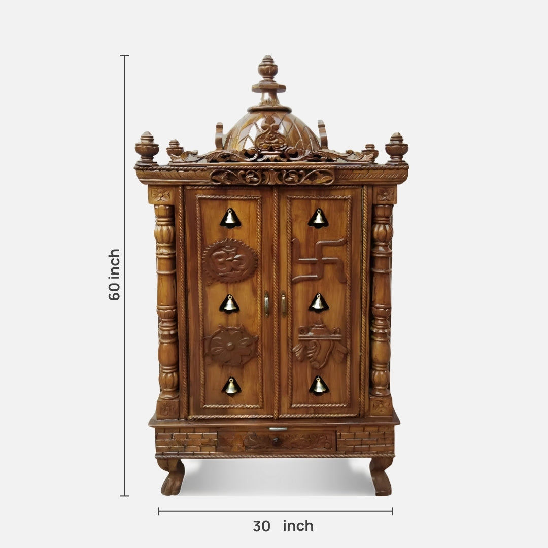 dimensions of Amarjyot Teak Wood Mandap (Teak) 