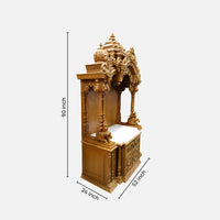 dimensions of Srisaila Teak Wood Mandap (Teak) 
