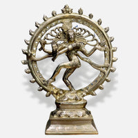 front view of Lord Natraja Brass Idol 4 zoom 