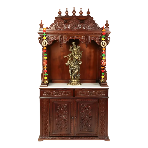 Vansidhar Teak Wood Mandap - Brown