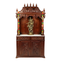Vansidhar Teak Wood Mandap (Brown) front view
