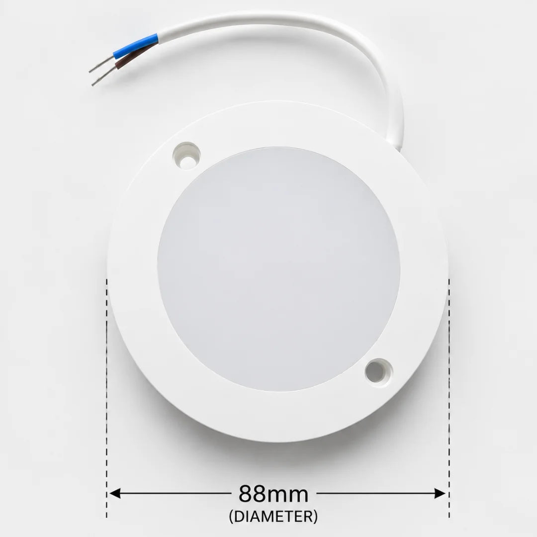 led light 8 watt-size