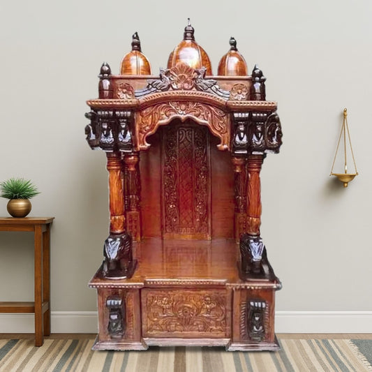 lifestye view   of Triveni Teak Wood Mandap (Teak) 