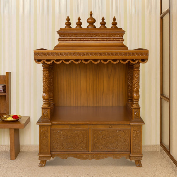 lifestyle view Ratnamaya Teak Wood Mandap (Teak)  