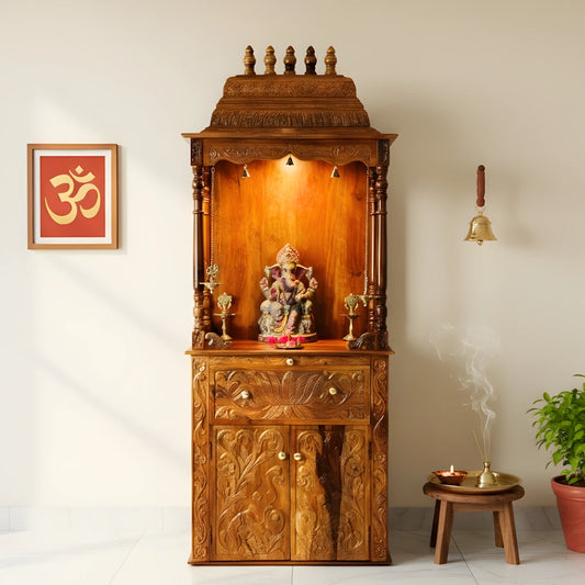  lifestyle view Vyanra Teak Wood Mandap(Teak)
