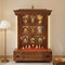 lifestyle view of Aadhyatmik Teak Wood Pooja Mandap (Teak)