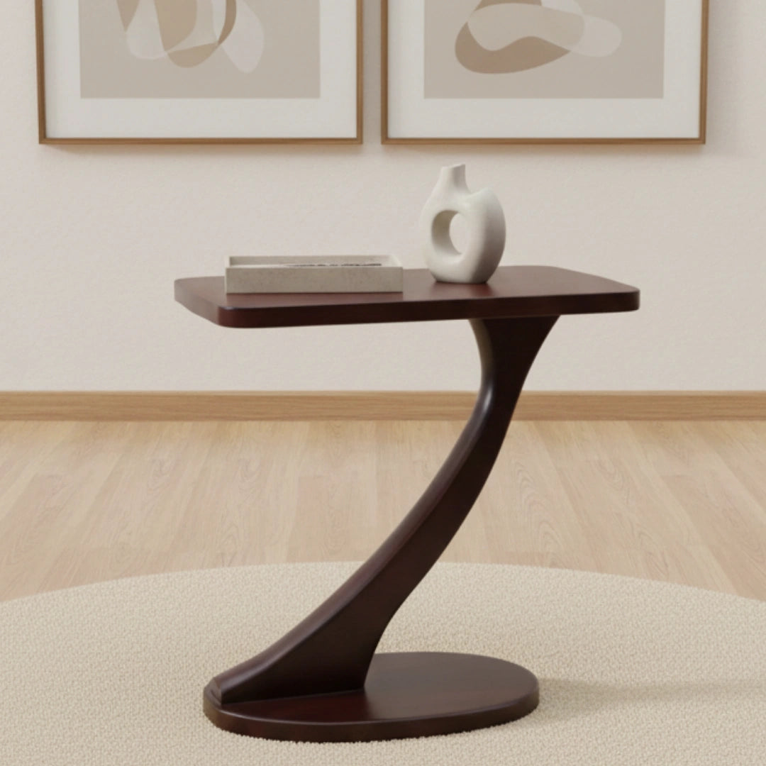 lifestyle image of Cascade Teak Wood Coffee Table (Brown)  