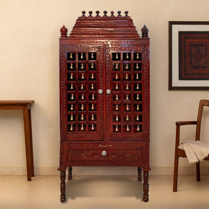 lifestyle view  of Devashri Teak Wood Mandap (Brown) 