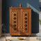 lifestyle view of Divyana Pooja Mandir with Door (Teak)