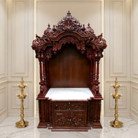 lifestyle view  of Kanchi Teak Wood Mandap (Cherry) 