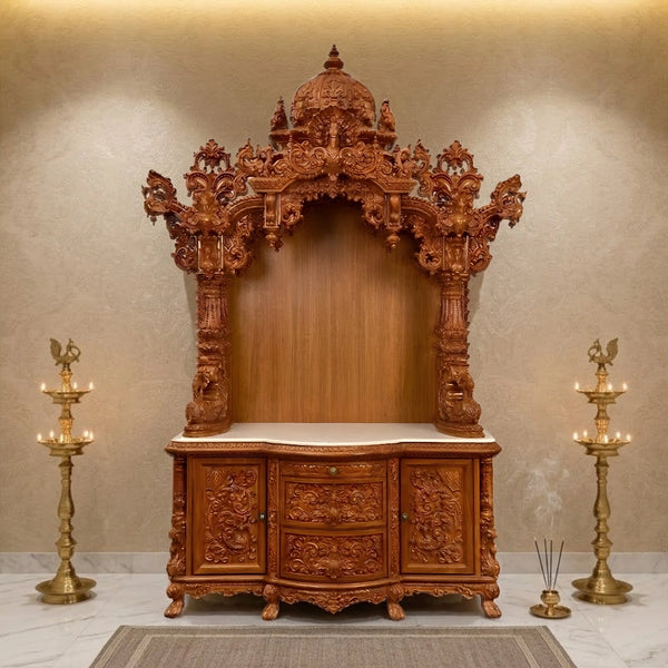 lifestyle view  of Kapali Teak Wood Mandap (Teak) 