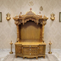 lifestyle view of Lepakshi Teak Wood Mandap (Teak)