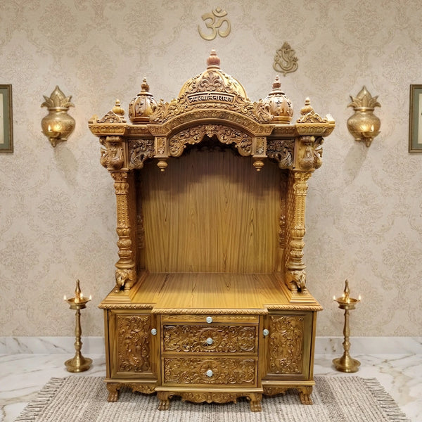 lifestyle view of Lepakshi Teak Wood Mandap (Teak)