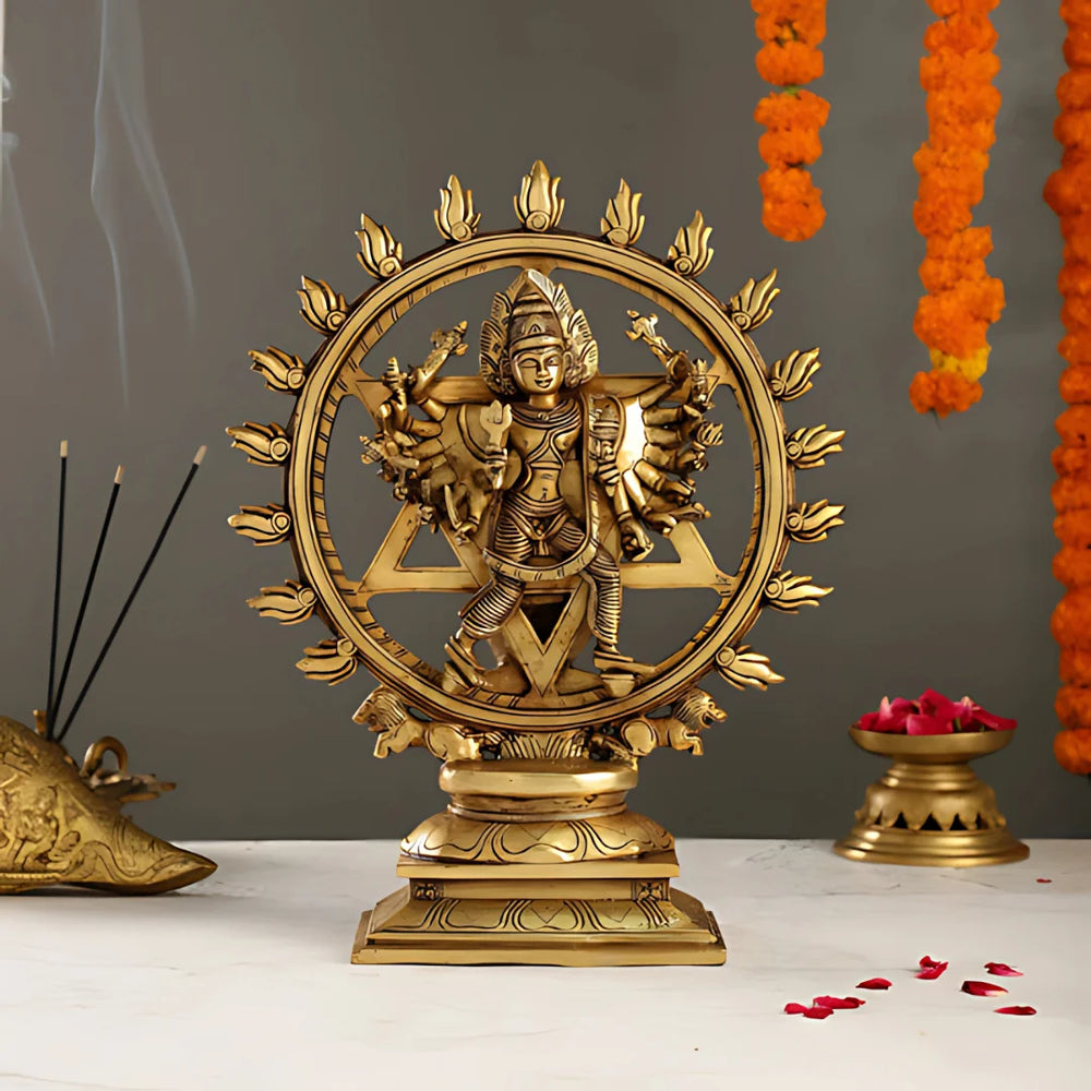 Nataraja Brass Idol 3 lifestyle view
