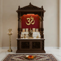 lifestyle view  of Raktashri Teak Wood Mandap (Brown)  