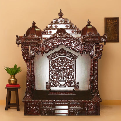 lifestyle-view-of-Sharika-Teak-Wood-Mandap-Brown