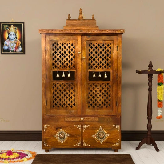 lifestyle view of  Shatrika Teak Wood Mandap (Teak)