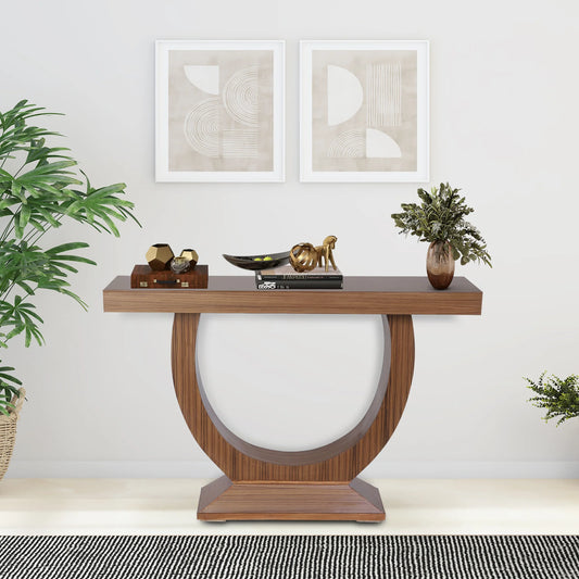 Nobilic Solid Wood Console Table lifestyle view