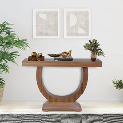 Nobilic Solid Wood Console Table (Teak)
