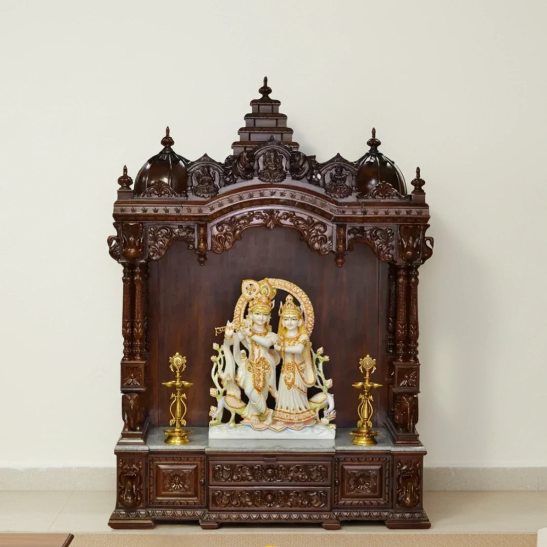mandir with step dome 