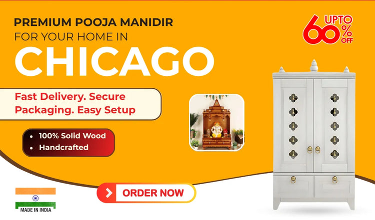 pooja Mandir for Home in Chicago