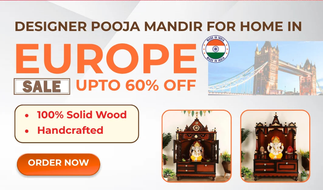 pooja Mandir for Home in Europe