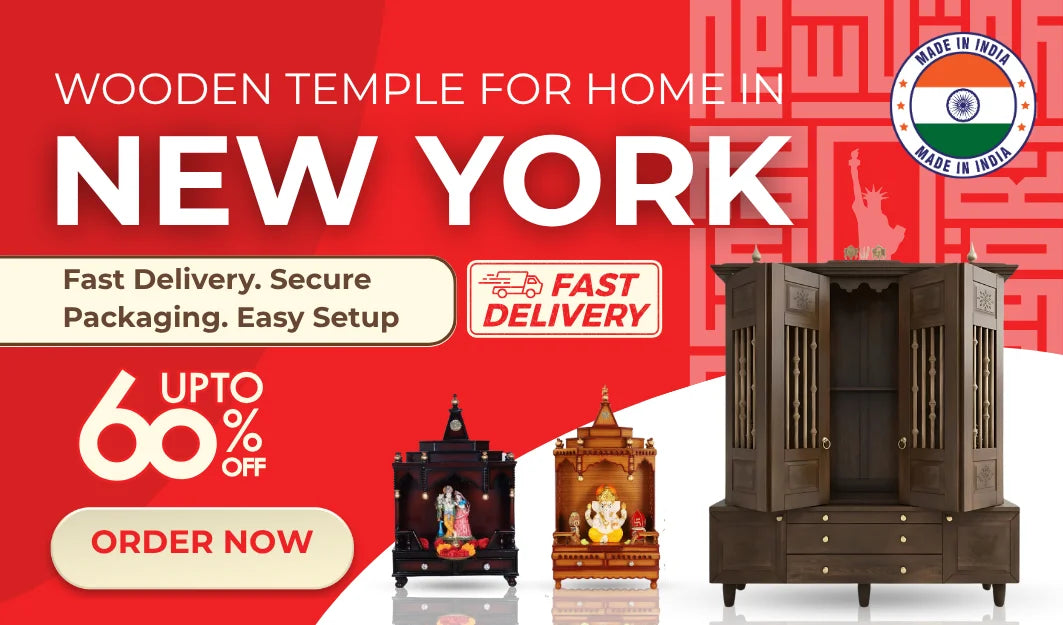 pooja Mandir for Home in New York