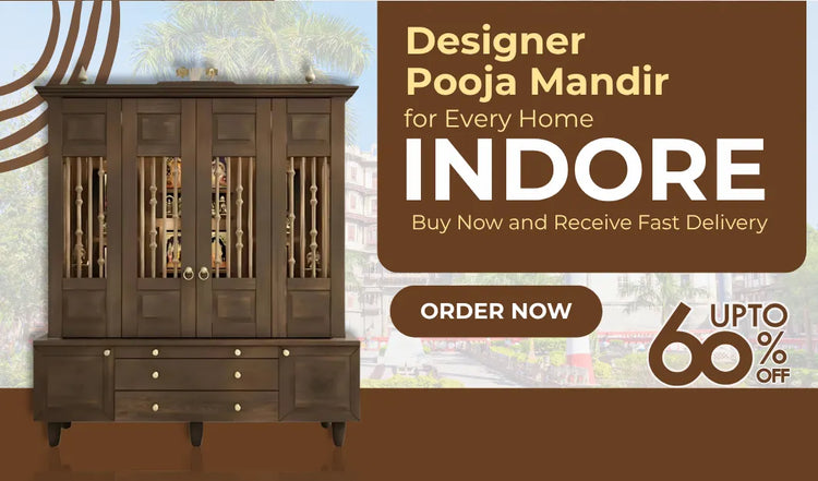 teak wood Mandir for Home in Indore