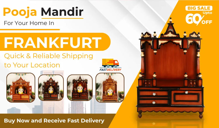  Teakwood  Pooja Mandir for Home in Frankfurt