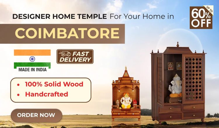 teakwood pooja Mandir for Home in Coimbatore