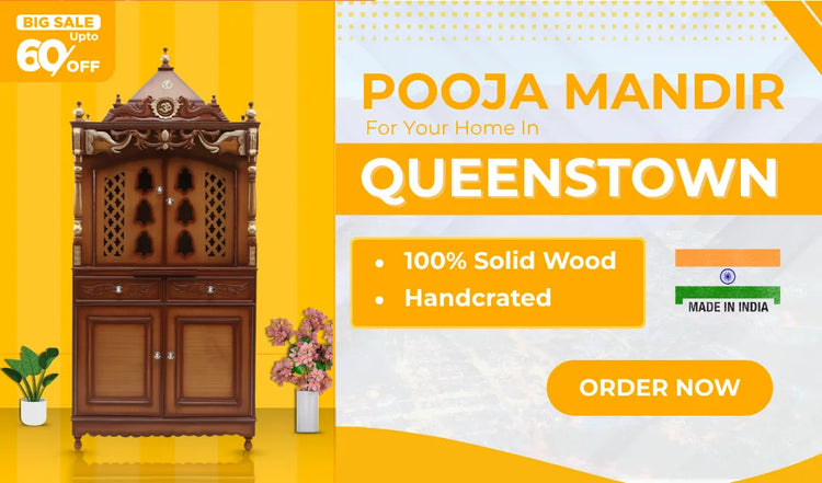  teakwood pooja Mandir for Home in Queenstown
