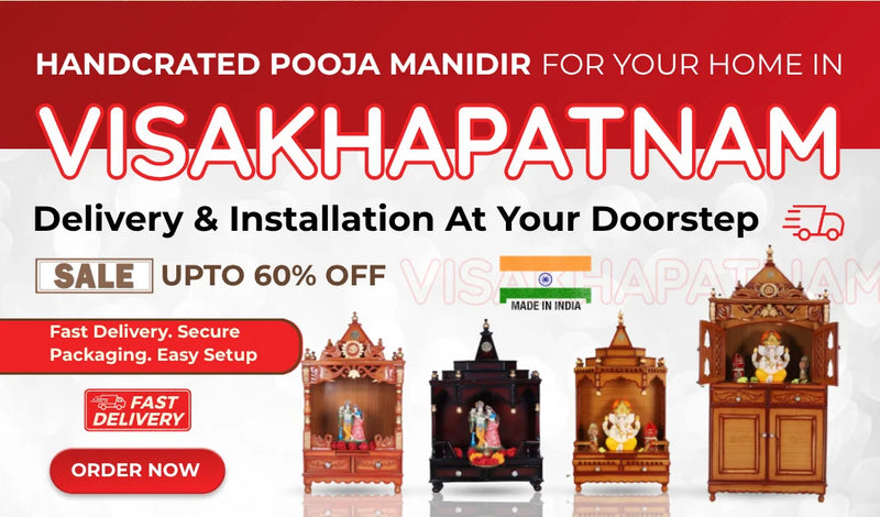 teakwood pooja Mandir for Home in Visakhapatnam