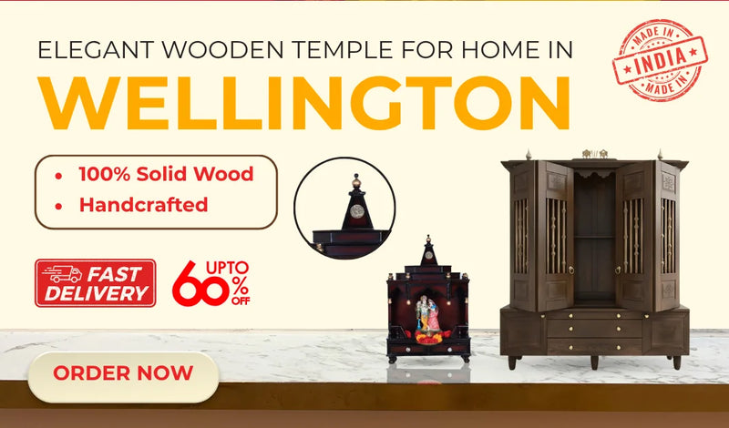teakwood pooja Mandir for Home in Wellington