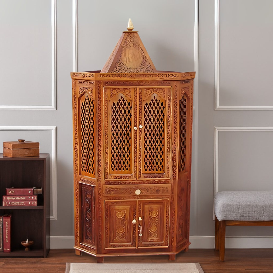 lifestyle-view-of-Achyuta-Teak-Wood-Mandap-Teak