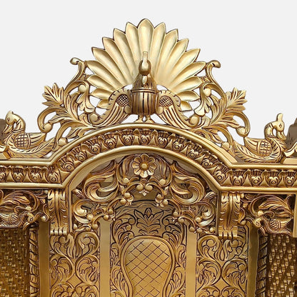 Mangaldeep Teak Wood Mandap (Teak)
