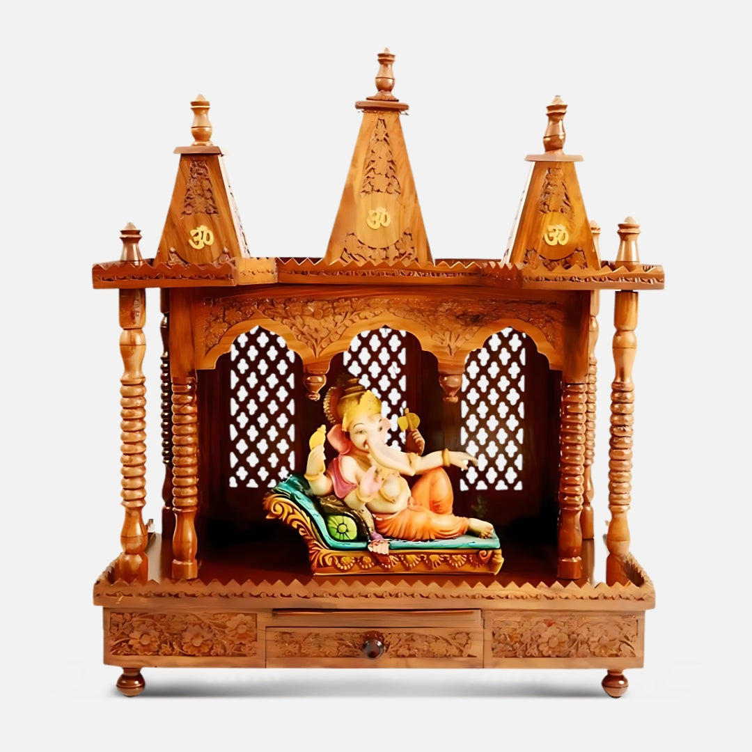 Meenakshi Teak Wood Mandir Teak