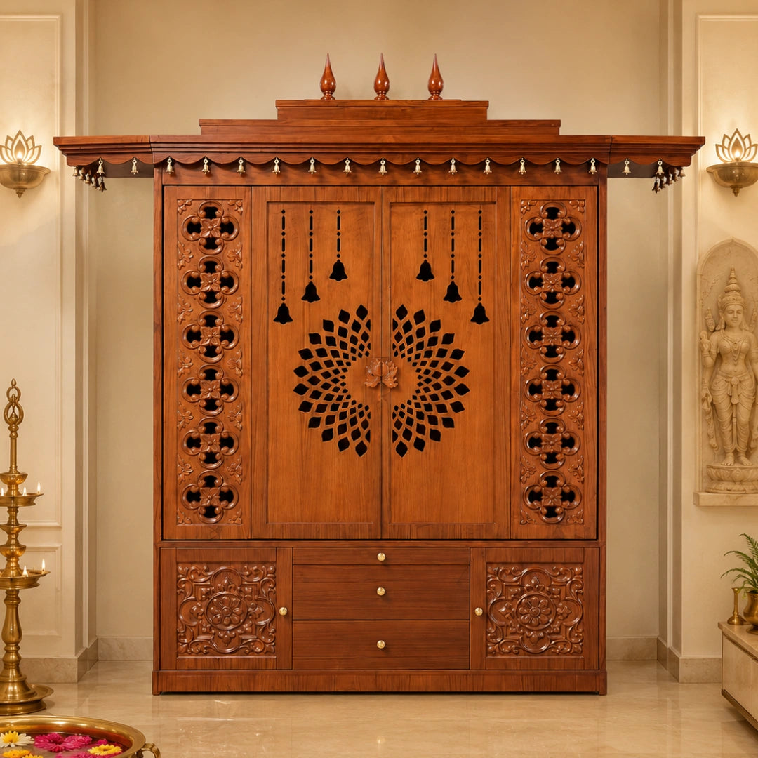 Padmadvara Teak Wood Mandap (Teak)