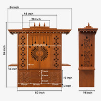Padmadvara Teak Wood Mandap (Teak)