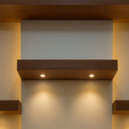 Prasanna Teak Wood Mandap (Brown)