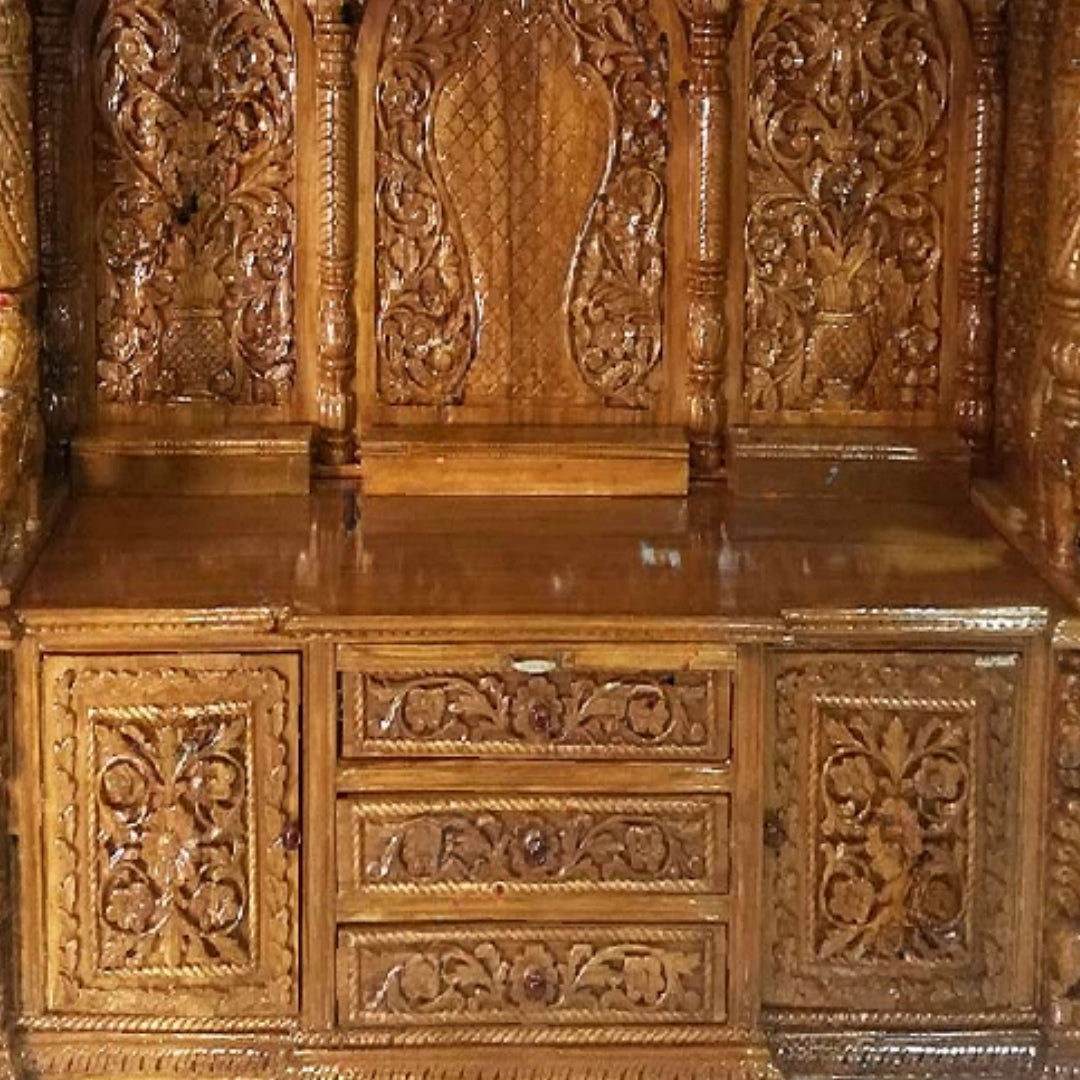 Santosham Teak Wood Mandap (Teak) zoom view