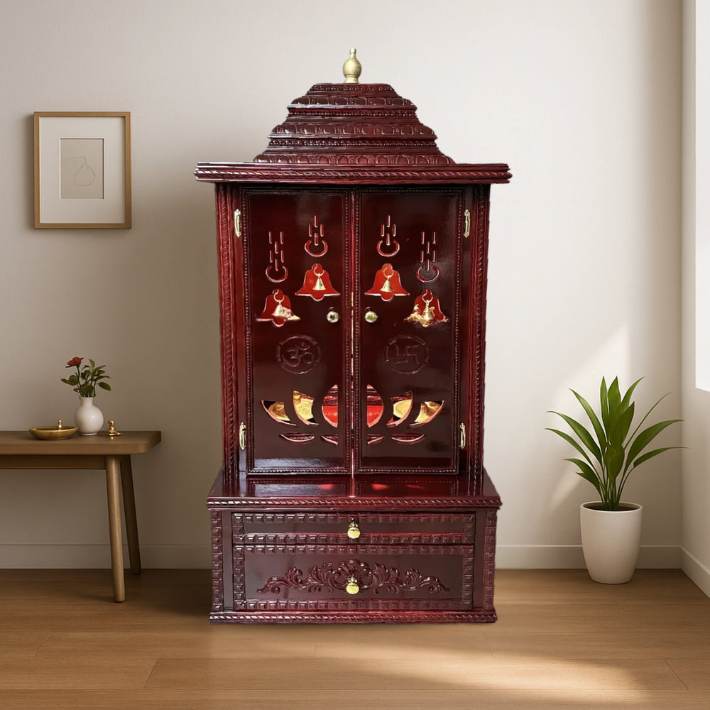 Vedmangal Teak Wood Mandap (Cherry)