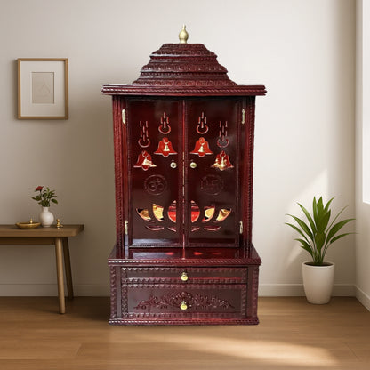 Vedmangal Teak Wood Mandap (Cherry)