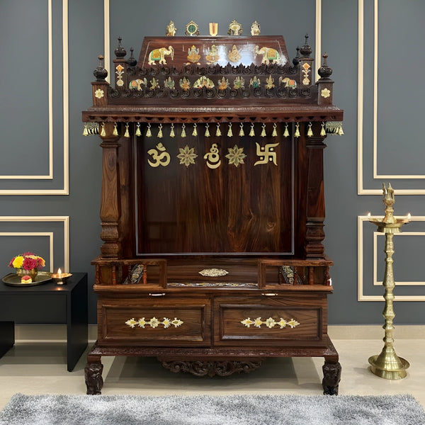 Nihar Teak Wood Mandap (Teak)