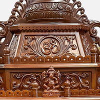 zoom image  of  Aarzo Teak Wood Mandir (Teak) 