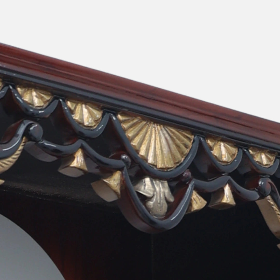 zoom image  of  Prarthika Teak Wood Mandap (Brown)  