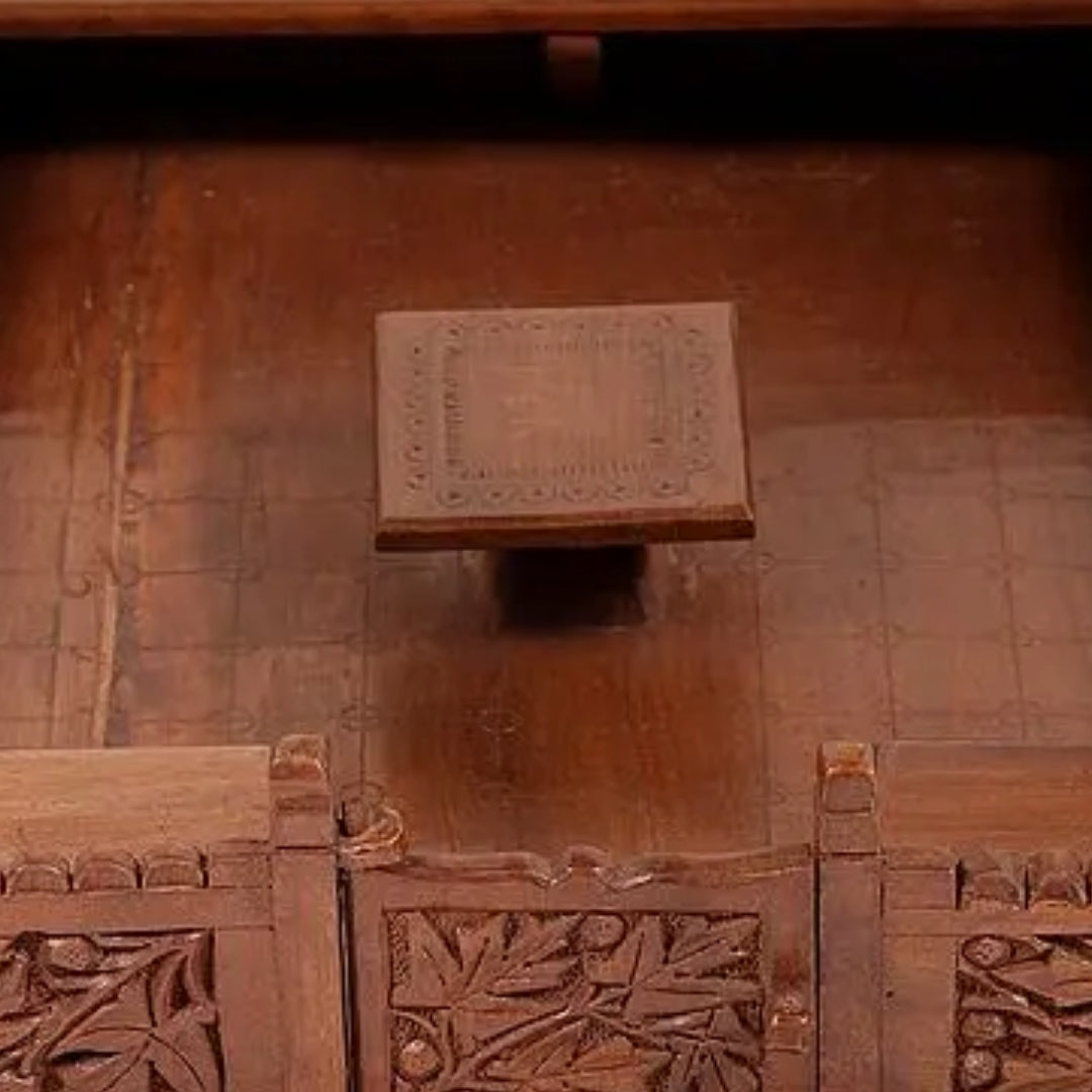 zoom image of Subhaga Teak Wood Mandir (Teak) 