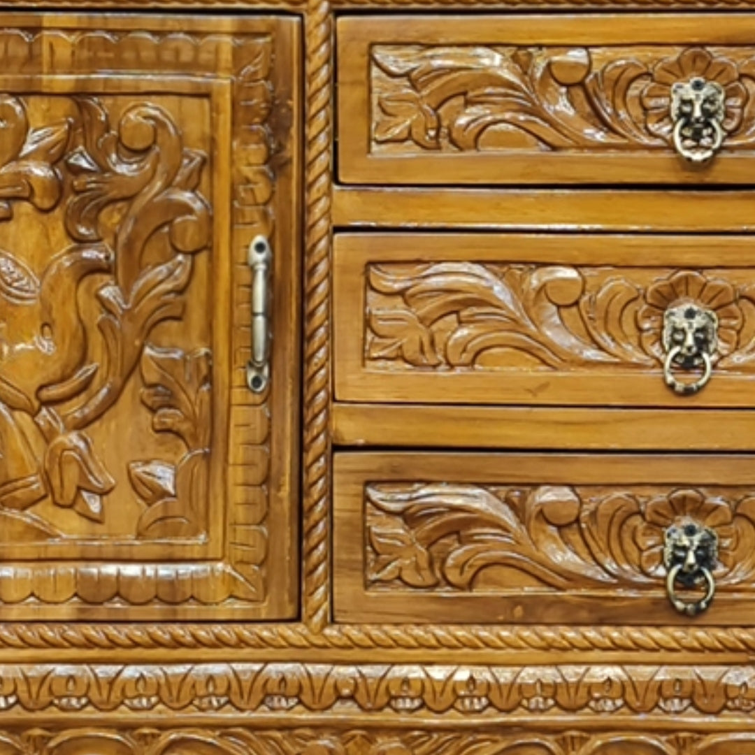 zoom image of Archana Teak Wood Mandap (Teak)  
